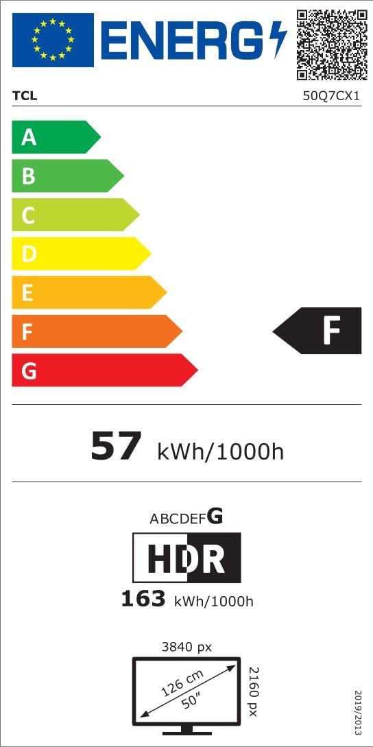 50Q7C 50" QD-Mini LED, 4K HDR Premium 2600, Smart TV