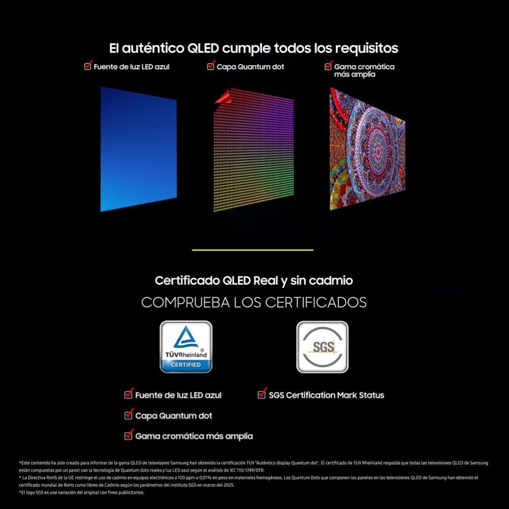 Samsung TV 43 Pulgadas QLED Q7F 4K Smart TV