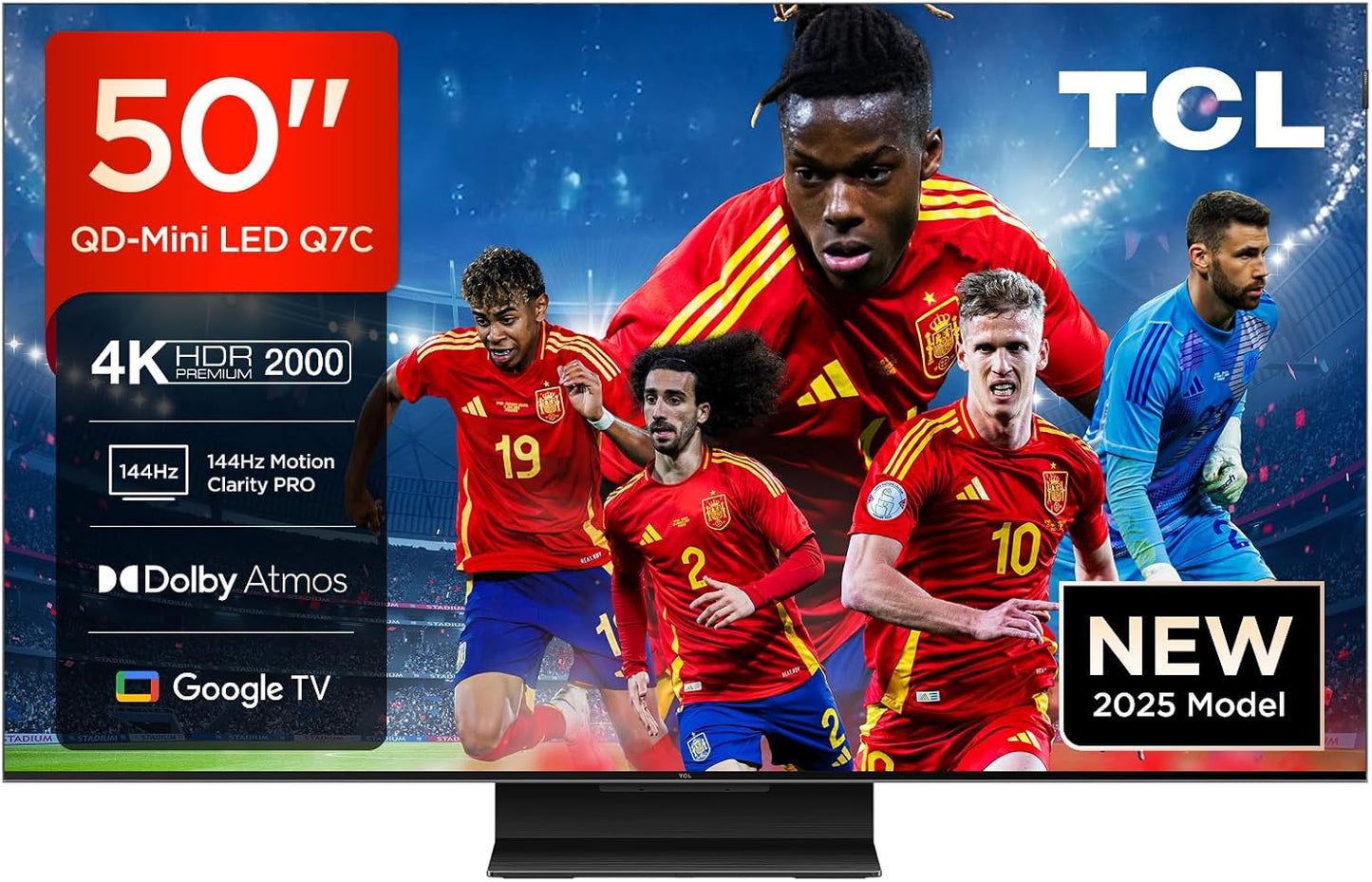 50Q7C 50" QD-Mini LED, 4K HDR Premium 2600, Smart TV