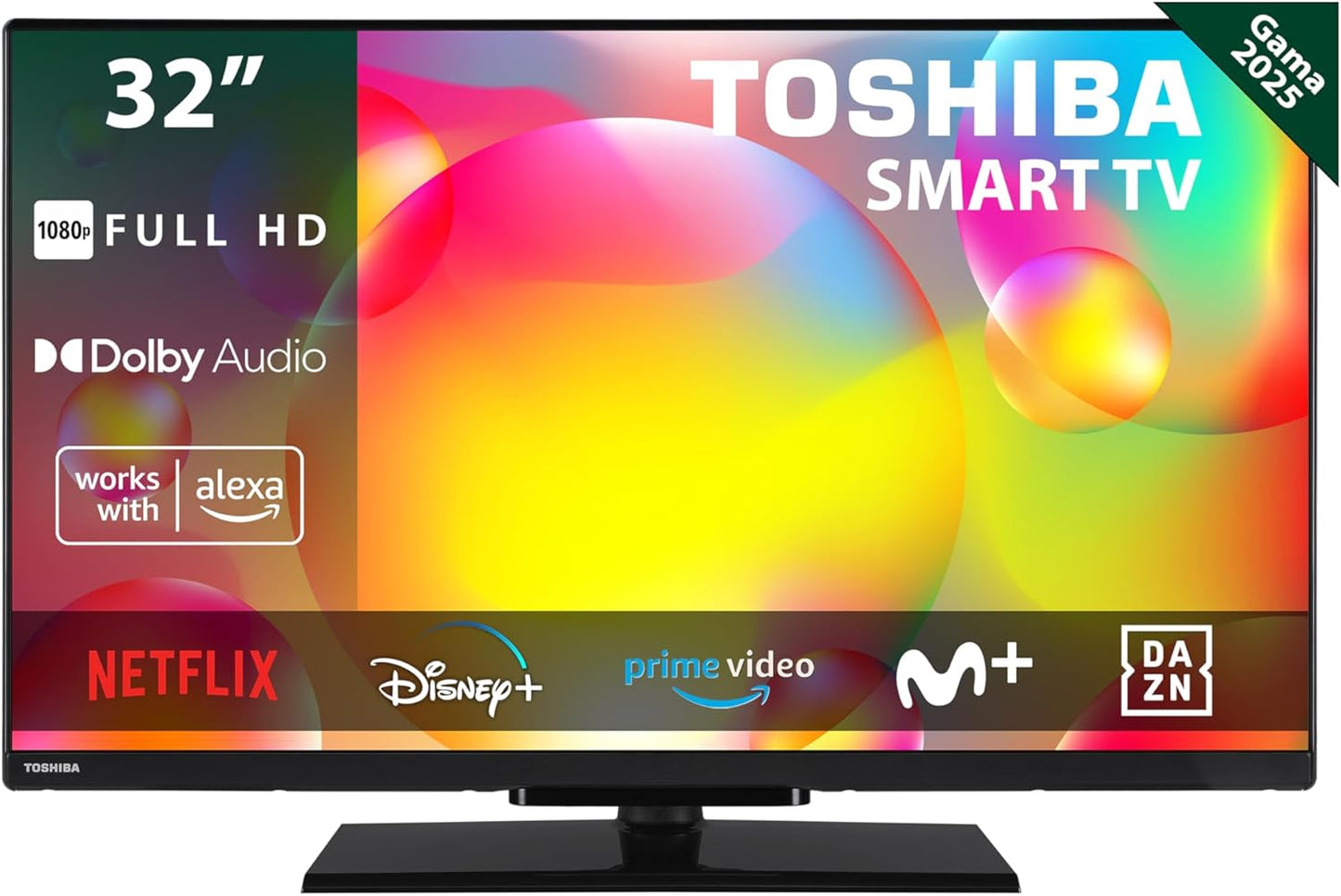Toshiba 32LV3463DG Smart TV de 32", con Resolución Full HD