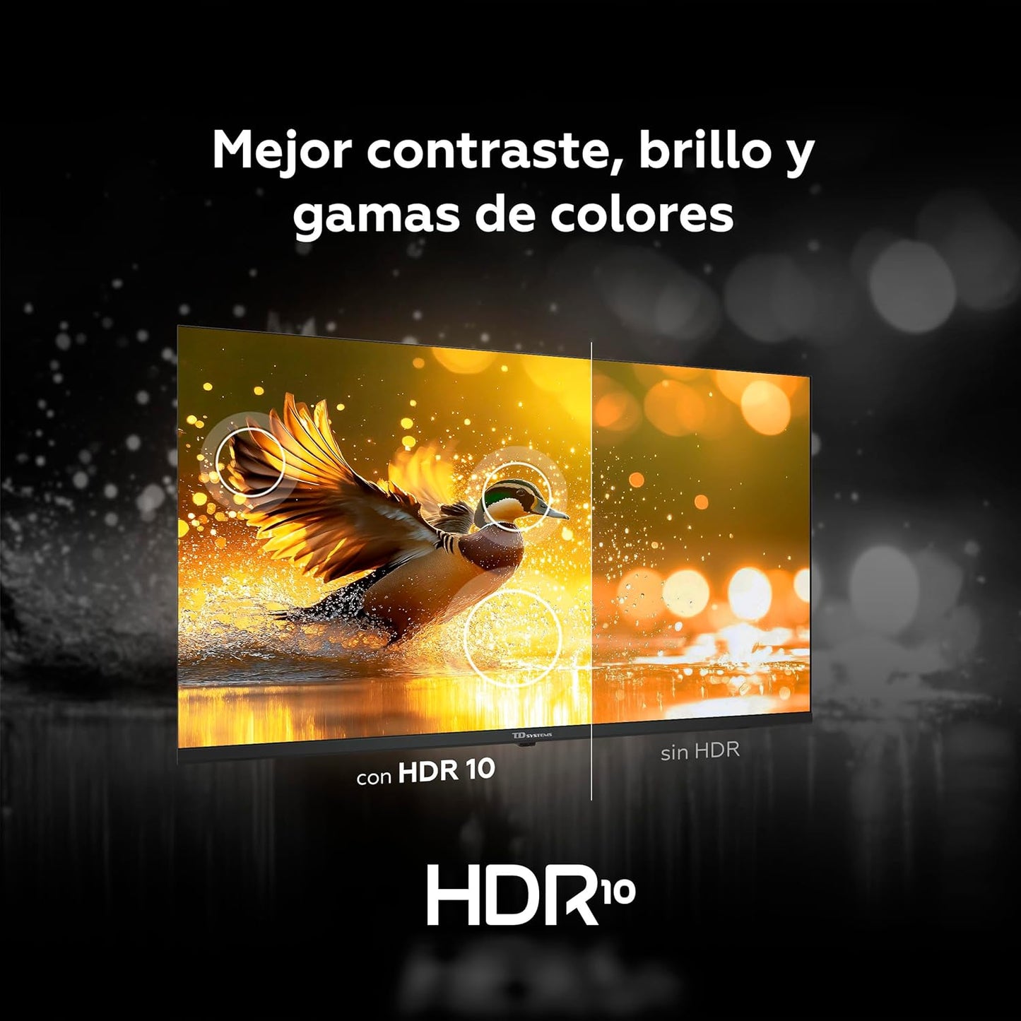 TD Systems - Smart TV 32 Pulgadas, Hey Google, Television TDT HD, Android 11, Modelo 2025, Televisor con 3 años de garantía - PRIME32C19GLE