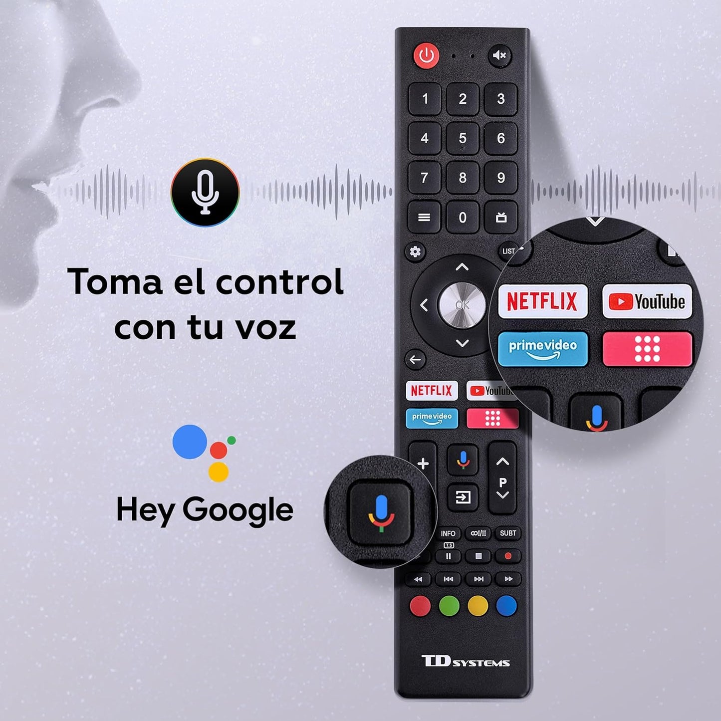 TD Systems - Smart TV 50 Pulgadas 4K Android 14