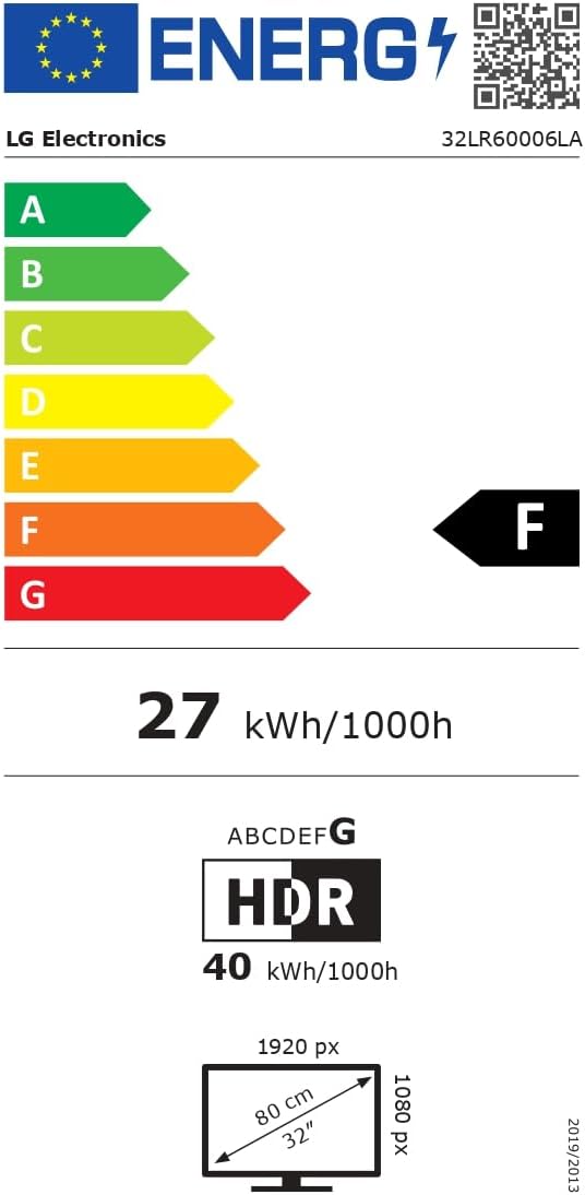 LG 32LR60006LA - TV 32" FHD (80 cm), Smart TV