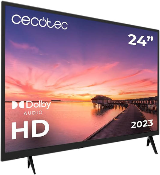 Cecotec Televisor TV 0 Series 0024. Pantalla de 24 Pulgadas, HD