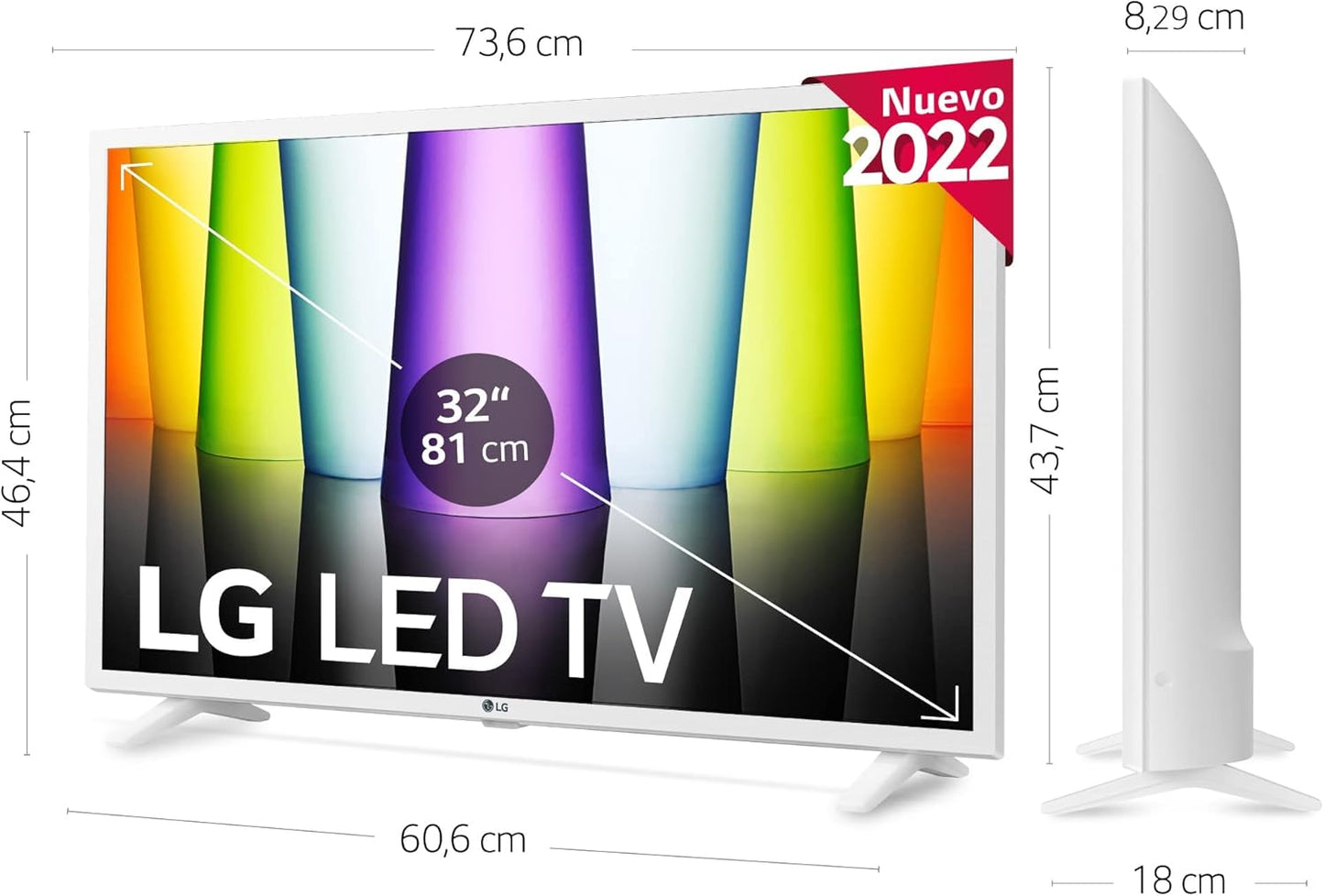 LG Televisor LG 32LQ63806LC - Smart TV