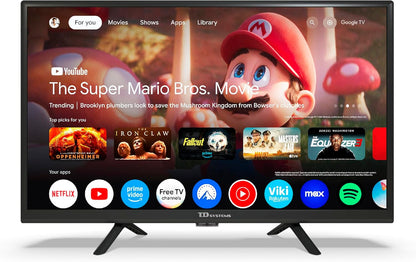 TD Systems - Smart TV 24 Pulgadas, Television TDT HD