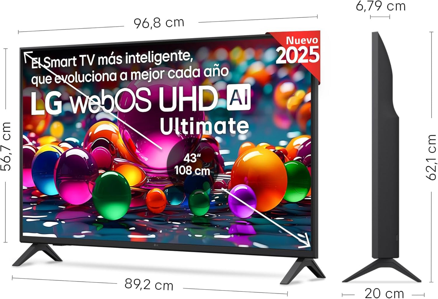 LG 43UA73006LA - TV 43", UHD 4K