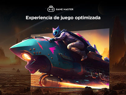 TCL 55V6C 55” Direct LED Smart TV, 4K HDR, Powered by Google TV (Dolby Audio, Motion Clarity, Compatible with Google Assistant & Alexa) [Clase de eficiencia energética E]