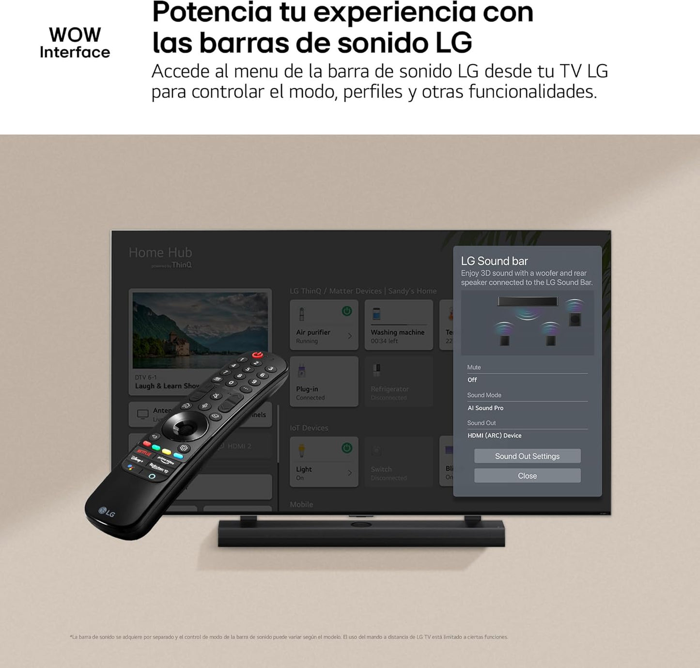 LG 43UT73006LA 43 ",UHD 4K, Serie UT73, Smart TV