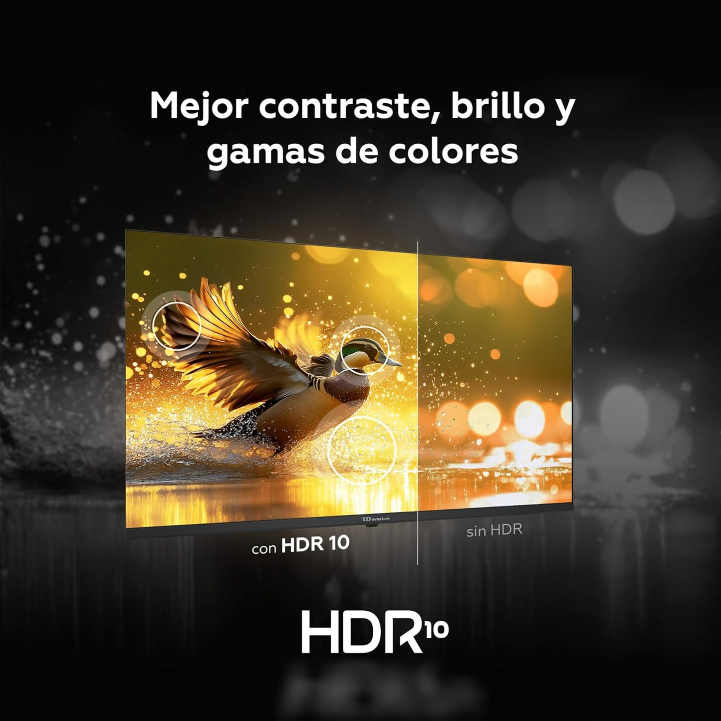 TD Systems - Smart TV 40 Pulgadas Full HD, Television TDT HD