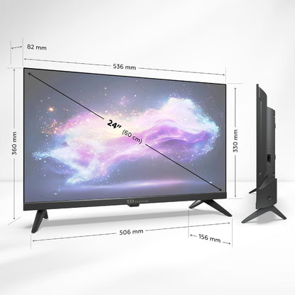 TD Systems - Smart TV 24 Pulgadas HDR sin Marcos, Android 11