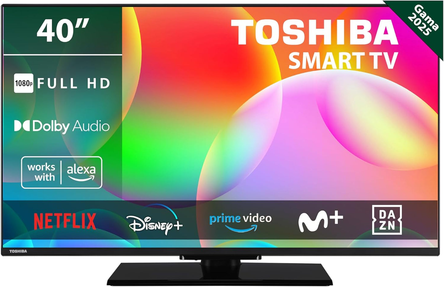 Toshiba 40LV3563DG Smart TV de 40", con Resolución Full HD
