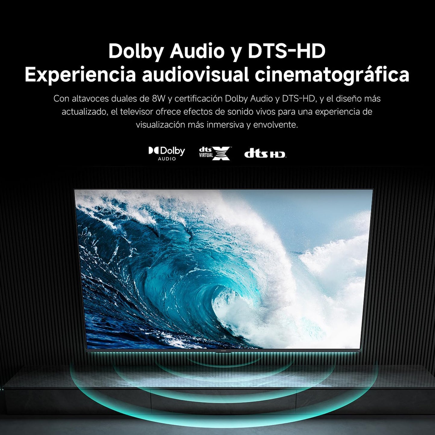 XIAOMI TV F 32, 32 Pulgadas (81 cm), HD, Smart TV, Fire OS7, Control por Voz Alexa, Dolby Audio, DTS Virtual:X, DTS-HD, Compatible con Apple AirPlay, 2025