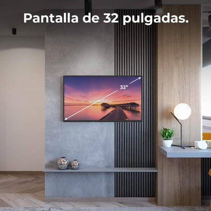 Cecotec TV, Televisor LED de 32Pulgadas 0 Series 0032S. Pantalla 32 Pulgadas, HD