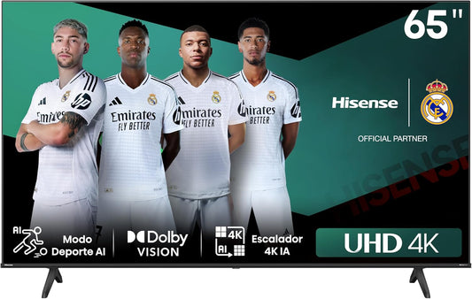 Hisense 65E6NT - UHD 4K,VIDAA Smart TV, 65 Pulgadas