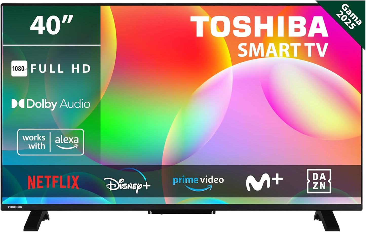 Toshiba 40LV2563DG Smart TV de 40", con Resolución Full HD