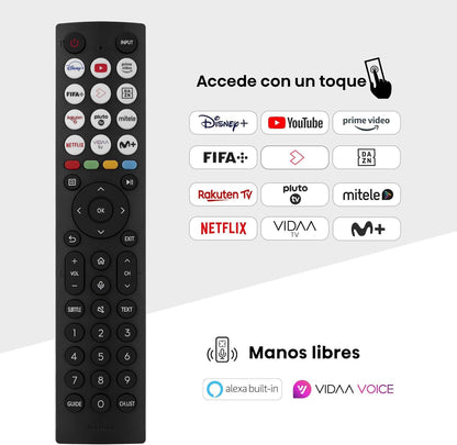 Hisense 65E6NT - UHD 4K,VIDAA Smart TV, 65 Pulgadas