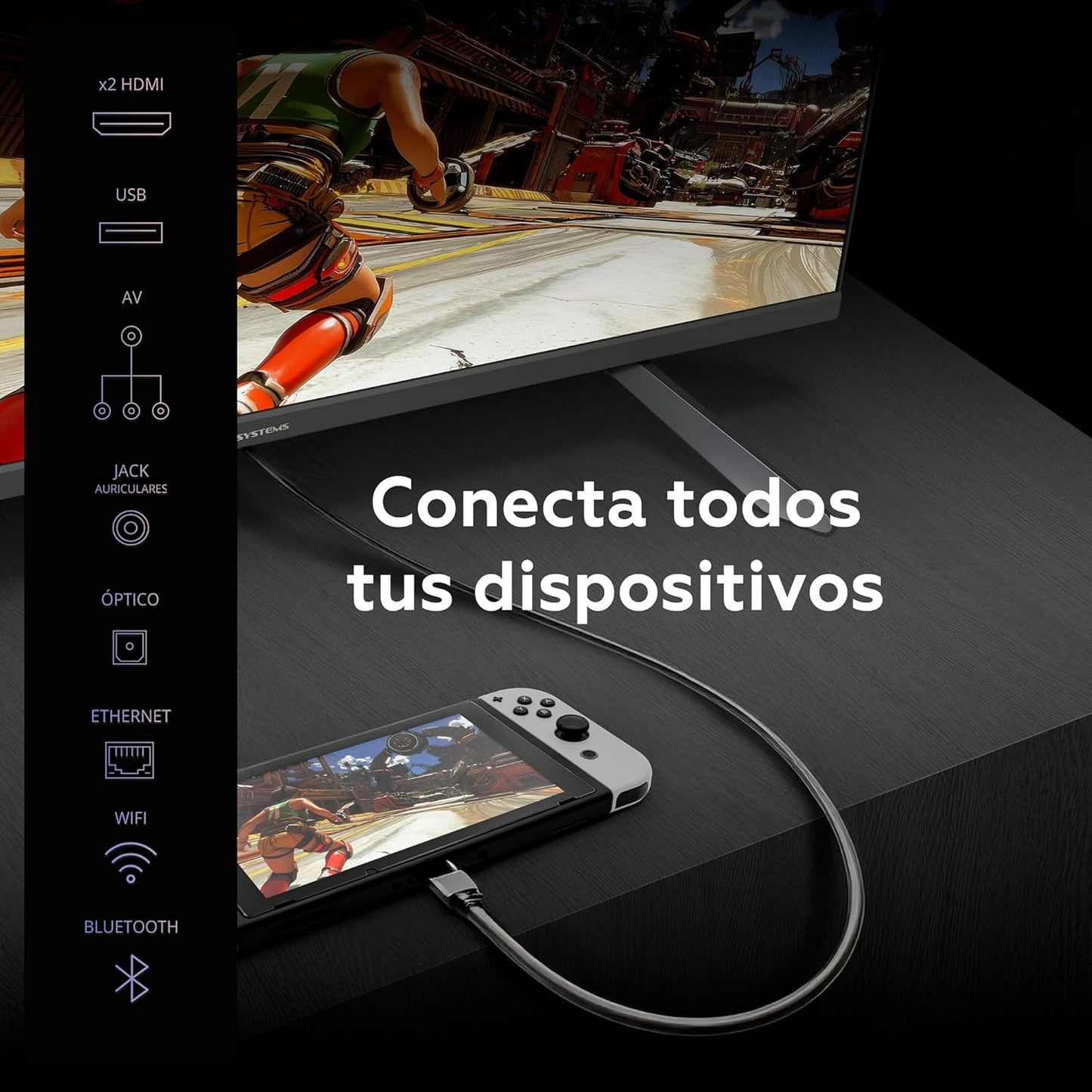 TD Systems - Smart TV 32 Pulgadas, Hey Google, Television TDT HD, Android 11, Modelo 2025, Televisor con 3 años de garantía - PRIME32C19GLE