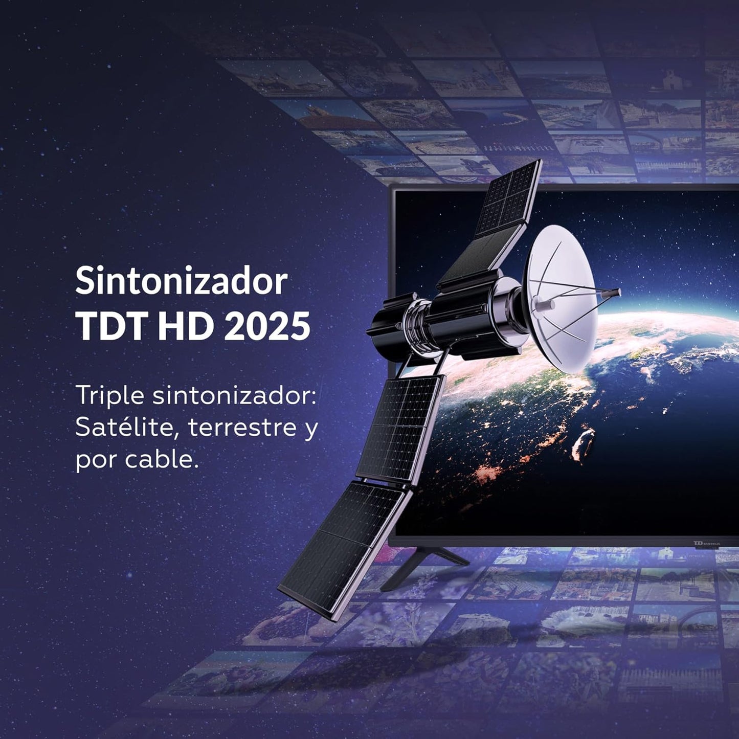 TD Systems - Smart TV 40 Pulgadas Full HD, Television TDT HD