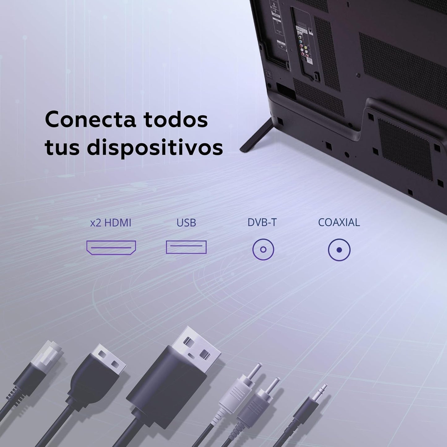 TD Systems - Televisor 32 Pulgadas sin Marcos