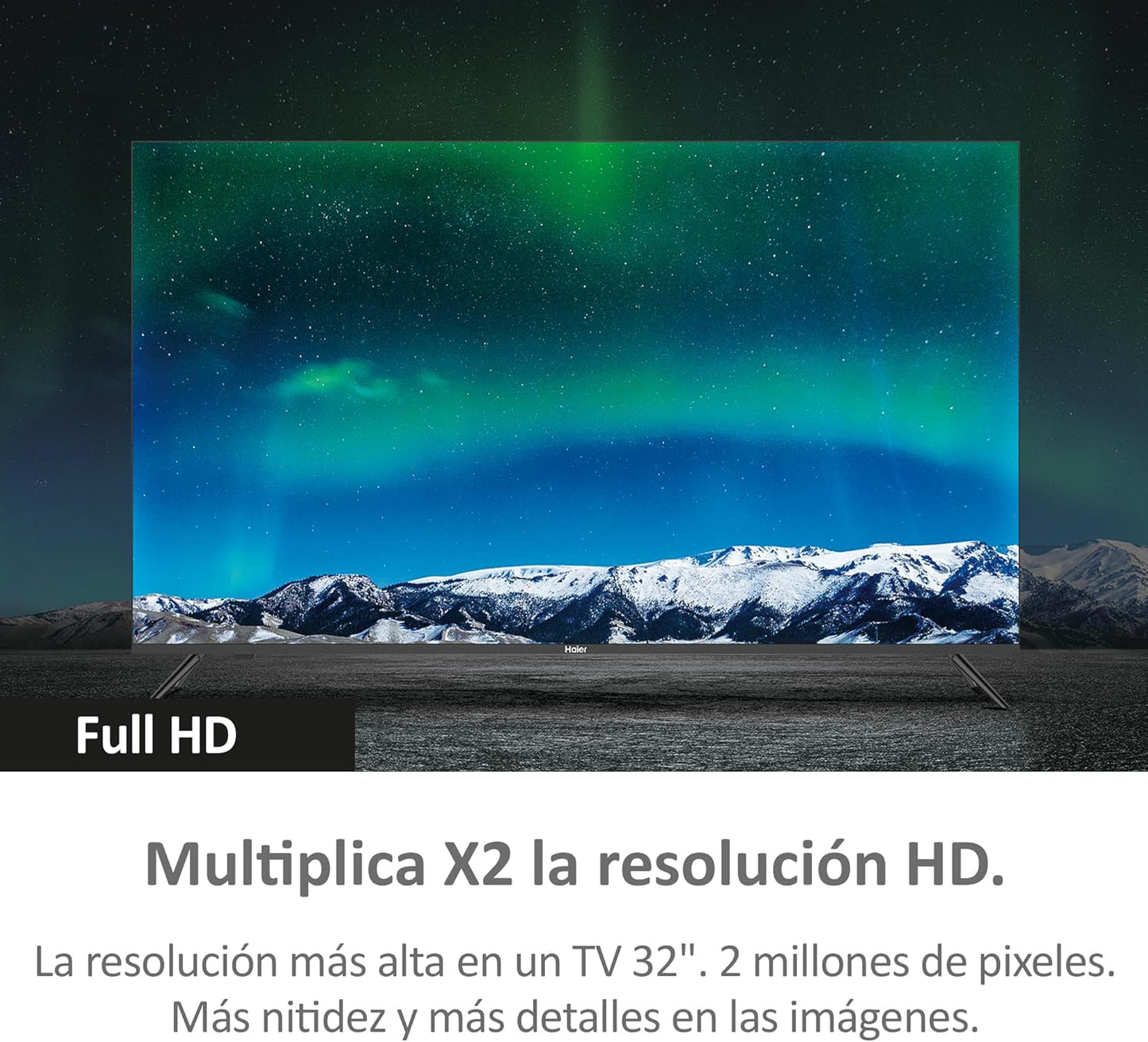 Haier Direct LED Full HD H32K702FG - 32", Smart-TV