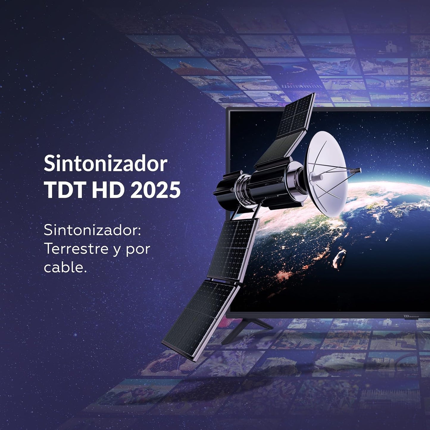 TD Systems - Televisor 32 Pulgadas sin Marcos