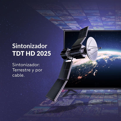 TD Systems - Televisor 32 Pulgadas sin Marcos