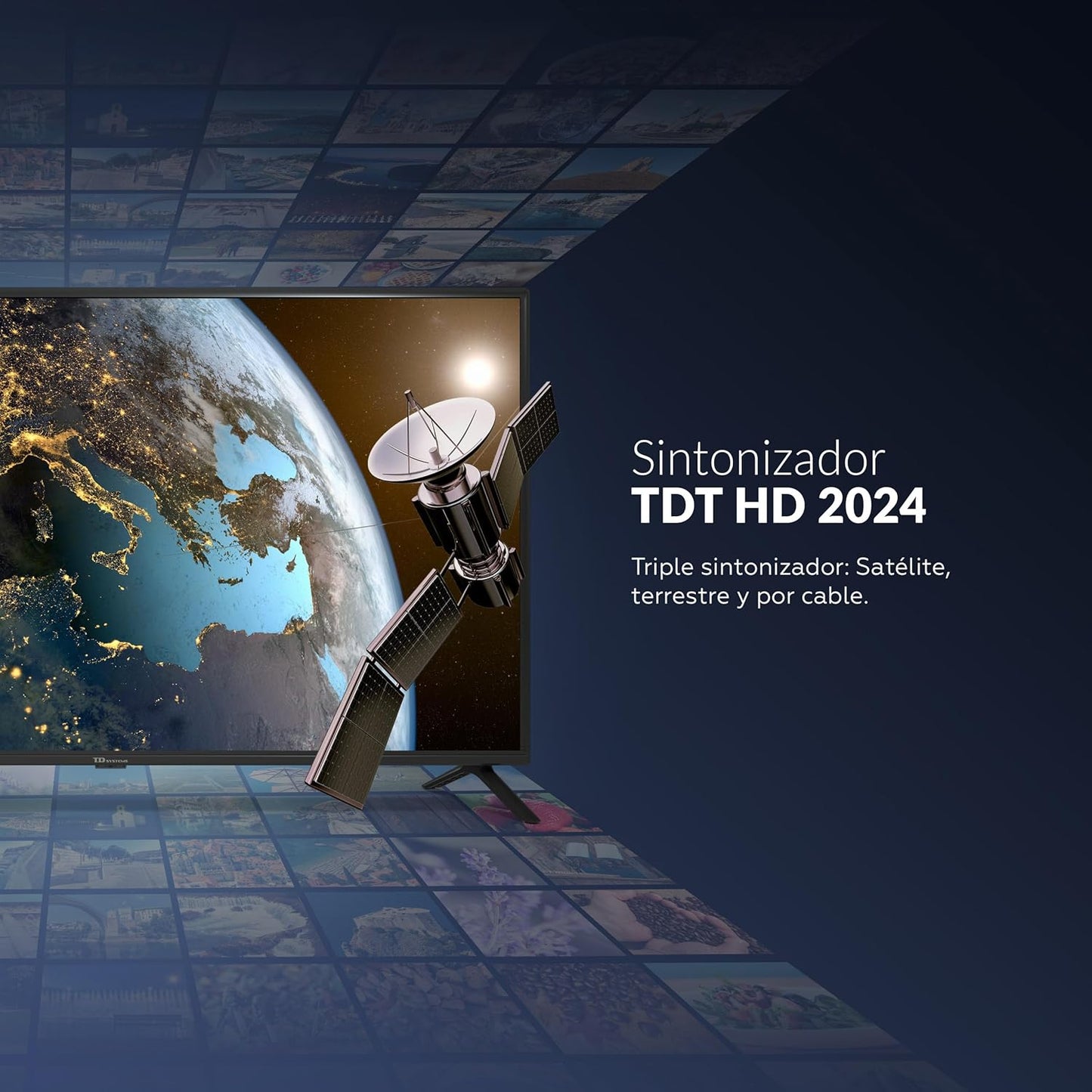TD Systems - Televisor 40 Pulgadas 3 años de garantía (No Smart TV)